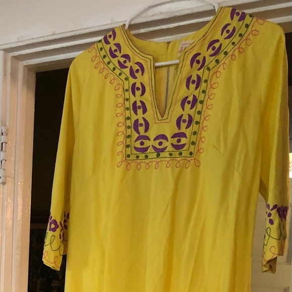 Vintage early 1960s or 1970s Josefa mexican embroidered kaftan - Picture 2 of 10